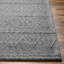 Tapis rectangulaire en laine / polyester à chevrons Disini-1675412302