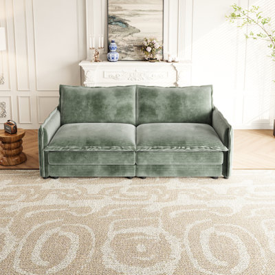 Corduroy For Home Elegance - 2 With Pillows Living Area Couch Cozy Cushion