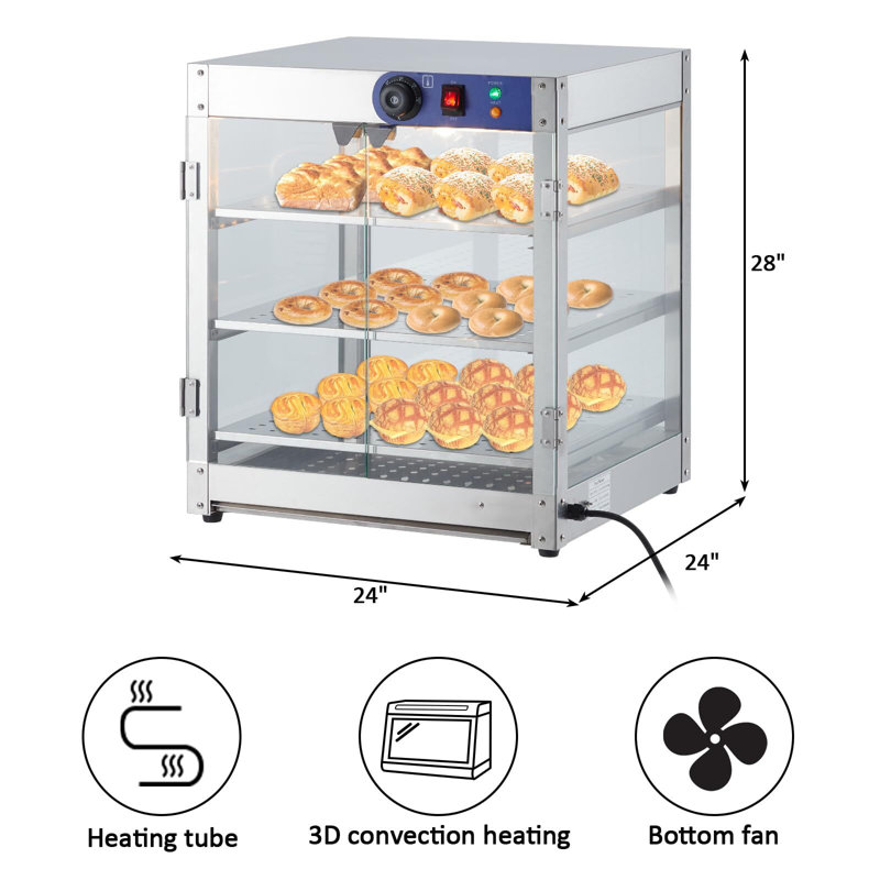 Vitrine en acier inoxydable