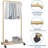 Mickelle Metal Rolling Clothes Rack