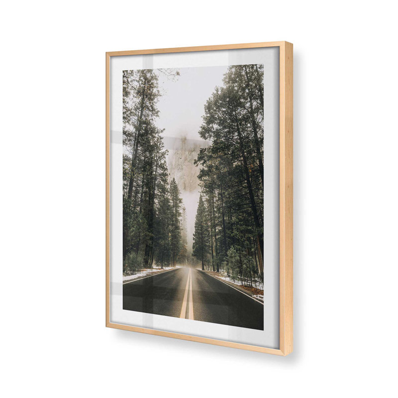 «Woodland Journey», dans un cadre,, Érable brut encadré, H 11 po x l 9 po x P 1,25 po