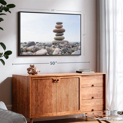 Impression sur toile Seaside Stone Stack