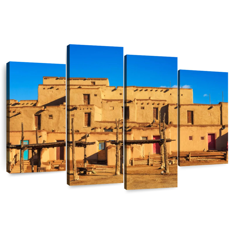 Nicci Taos Pueblo, Nouveau-Mexique, H 32 po x l 52 po
