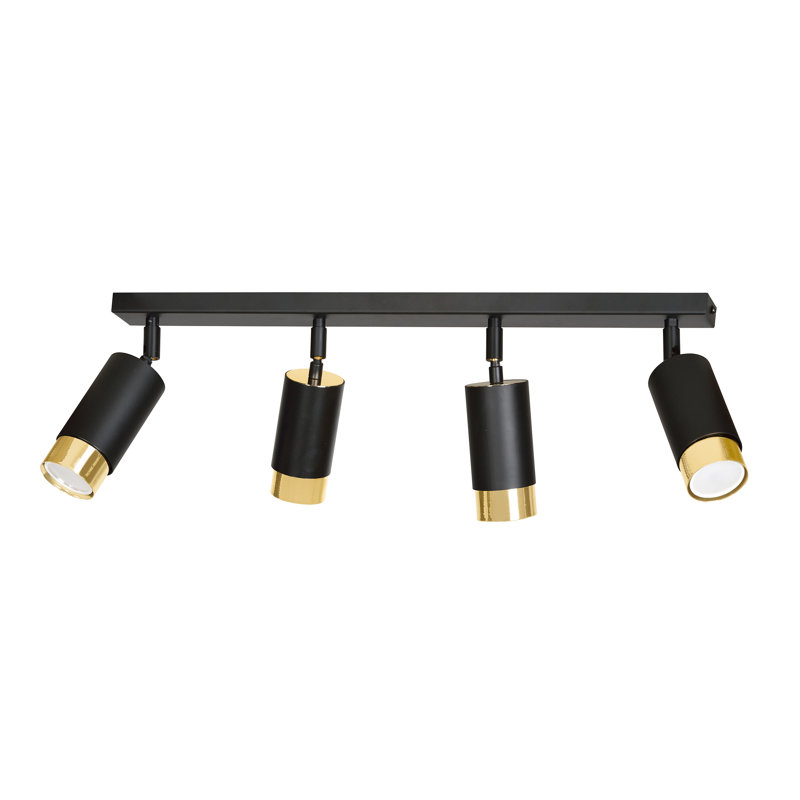 Cromwell 78cm 4 -Light Track Kit, Gold, Black