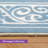 8' X 10' Non-Slip Indoor Area Rug with Floral Pattern Machine Washable,Dusty Blue-1424401014-1421398652