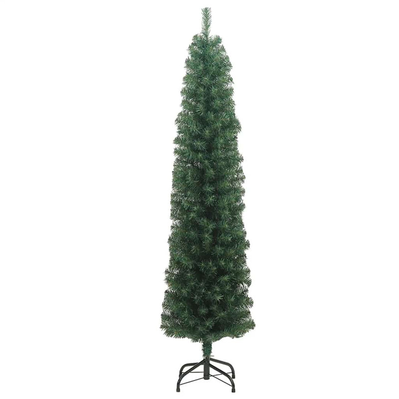 Mince arbre de Noël artificiel, Vert, 106.3", avec 300 DEL