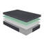 Matelas en mousse viscoélastique infusée de thé vert |-578103248