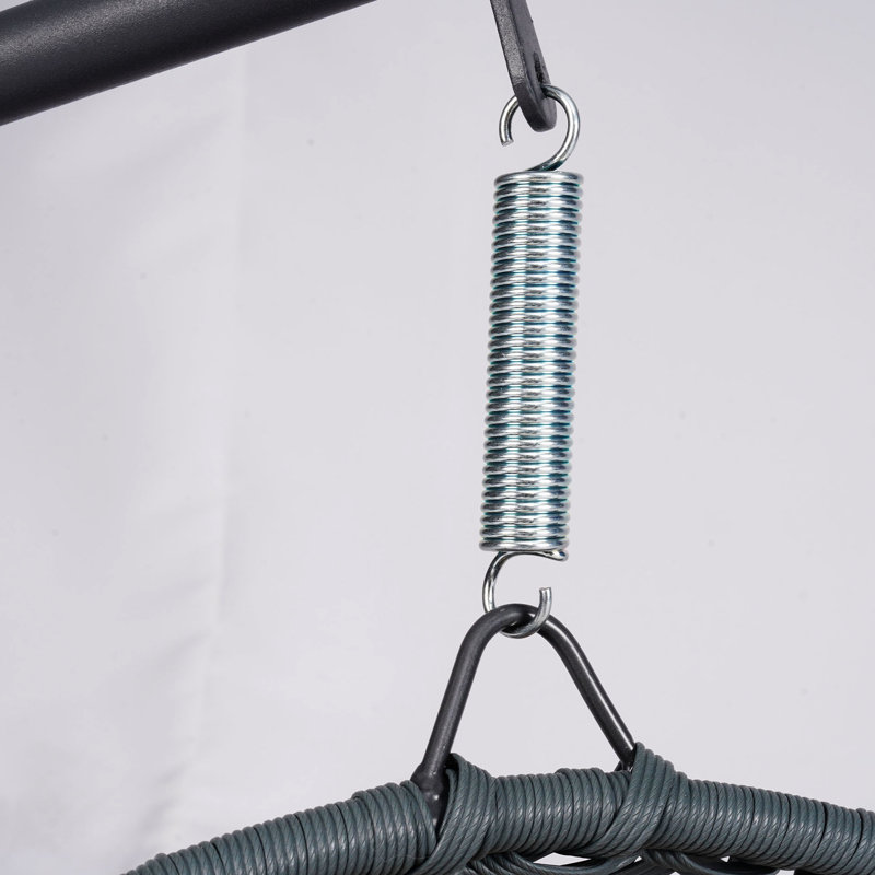 Lit d'intérieur suspendu pour chat avec structure - pour chats et petits animaux ou utilisation en métal gris à long terme