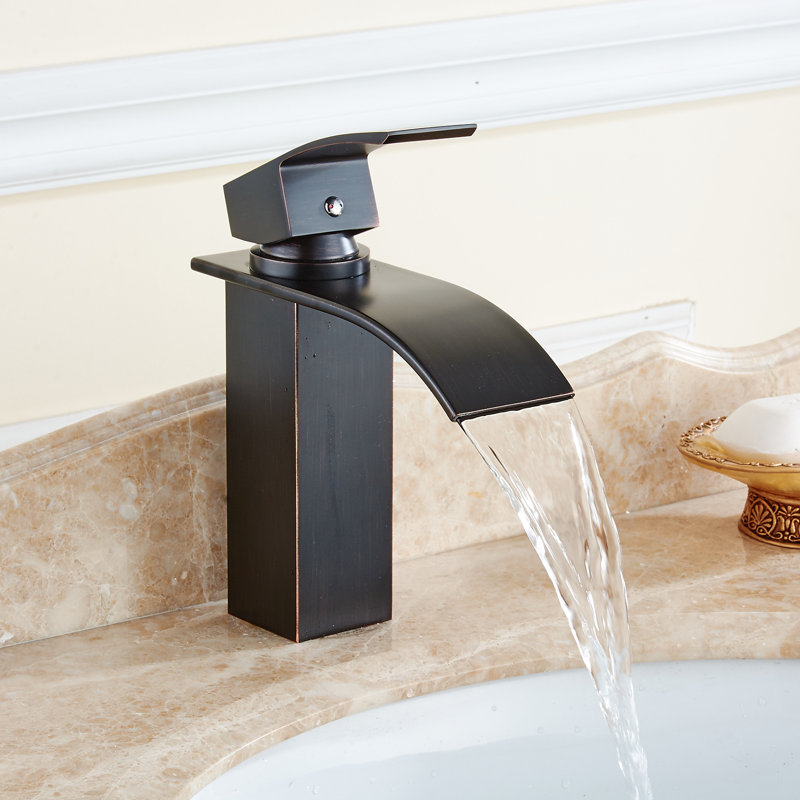 Single-Hole Single-handle Bathroom Faucet, Black