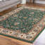 Tapis de couloir traditionnel Artez de couleur vert émeraude-313752255