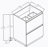 24" Bathroom Storage Vanity without Top Sink-113463785