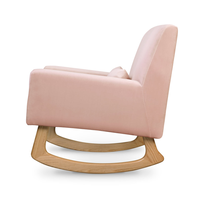 Sleepytime Rocking Chair, Light, Blush Velvet