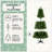 6FT Unlit Artificial Christmas Tree With 490 Tips, Durable PVC Branches For Indoor Home Holiday Decoration