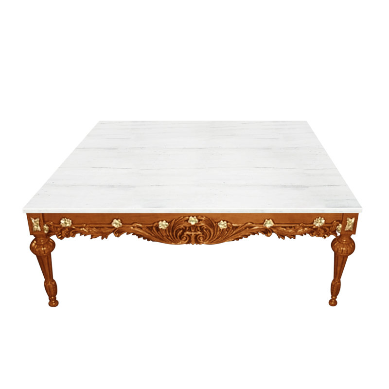Coffee Table, Crema Valencia, Burl 03