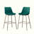 Osy Upholstered Counter Stool with Metal Frame-1217128692