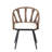 Contemporary Outdoor Set With PE Rattan Chairs And Plastic Wood Table