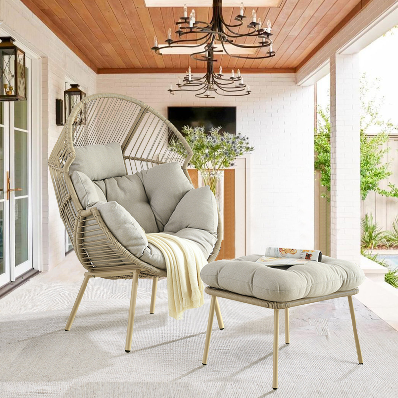 Hammock Patio Chair Gardeon Swing Chair Egg Hammock With Stand