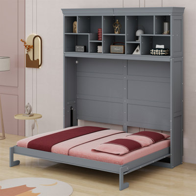 Murphy Bed Wall Bed With Shelves & USB