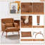 Faux Leather Armchair