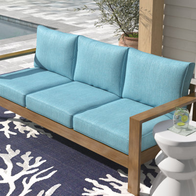 Deep Horizon Indoor/Outdoor Sunbrella Sofa Cushion by Sand & Stable
