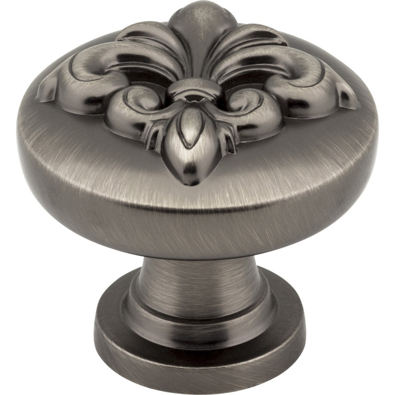 Lafayette Mushroom Knob, Brushed Pewter