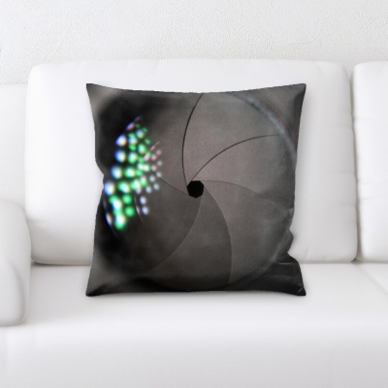 Microsuede Reversible Throw Pillow