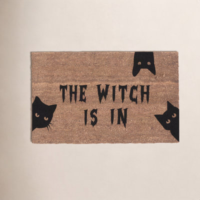 Donaho Non-Slip Halloween Outdoor Doormat