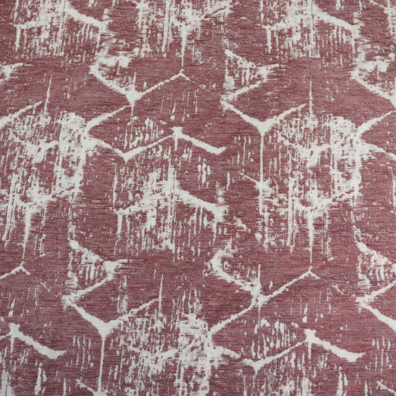 Tissu de revêtement en chenille Lucy-Francis, Rose