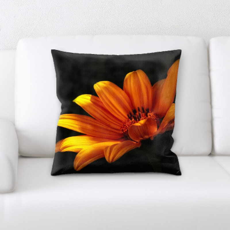 Flower Throw Pillow