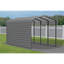 Steel Carport With 1 Side Wall Kit, 10X20X9-100015461