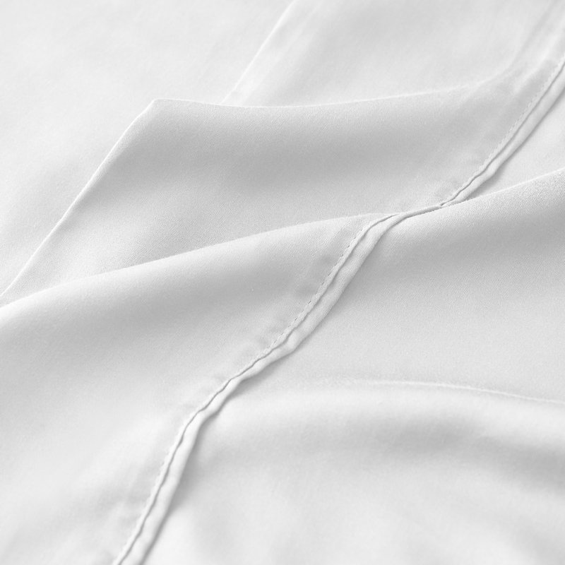 Modern Threads 400 Thread Count 100-Percent Tencel Lyocell 4-Piece Sheet Set, White, King