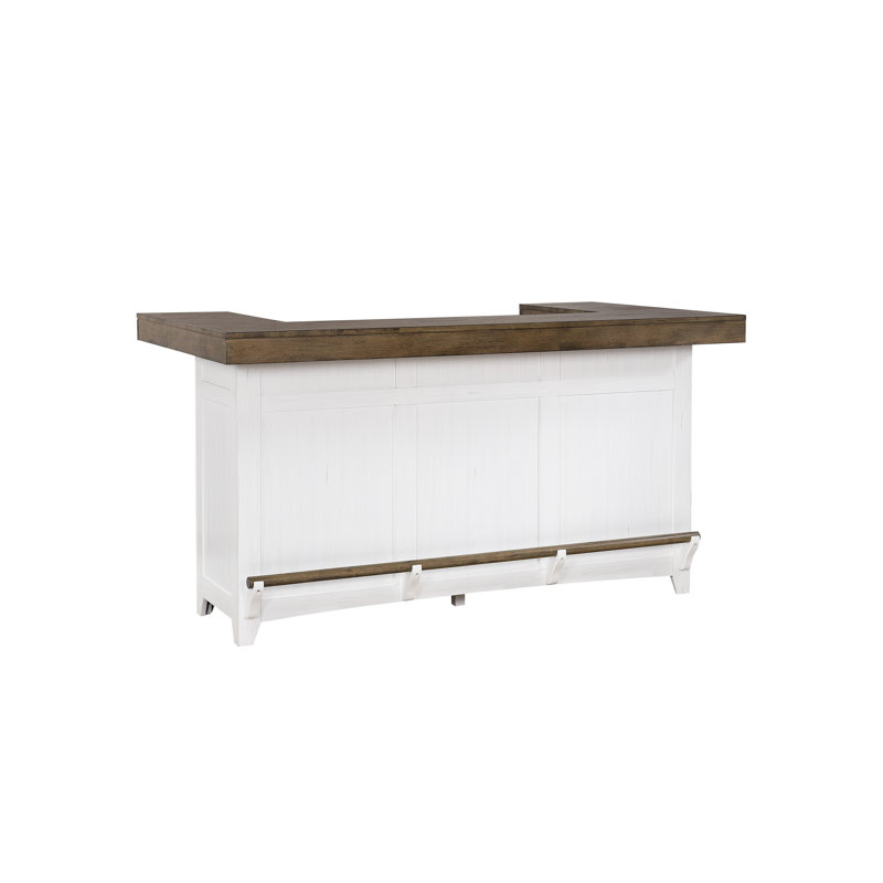 Solid Wood Expendable 78 Inch Home Bar