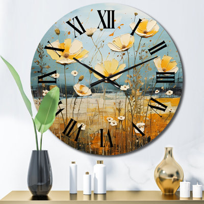 Horloge murale en métal Kewei