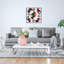 Accessoire mural décoratif en métal peint à la main, 21,7 po x 21,7 po | Fabrication 100% métal, épaisseur: 0,03 pouce | Variations de couleurs uniques, parfaites pour la décoration intérieure moderne et les amateurs d'art, durables et élégantes-476007253