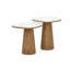 Universum Marble Top End Table