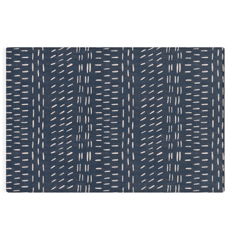 Tapis rectangulaire Kari avec envers antidérapant, Rectangle 5 pi x 7 pi