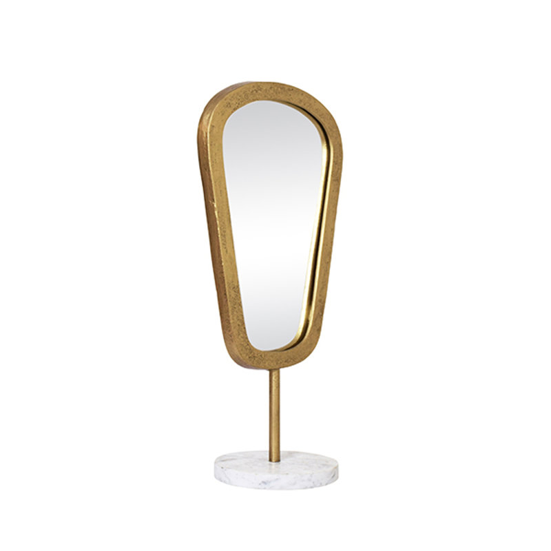 Miroir de sol en métal Micah, 19,75 po x 9,5 po