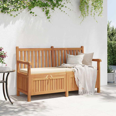 Solid Wood Outdoor Bench