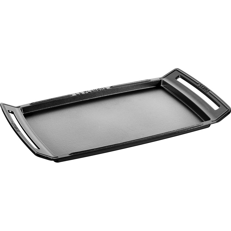 STAUB Cast Iron Plancha, Black