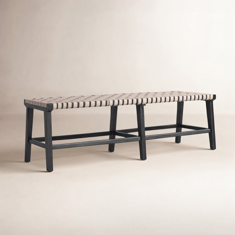 Banc en simili cuir Bilbrook, Gris anthracite