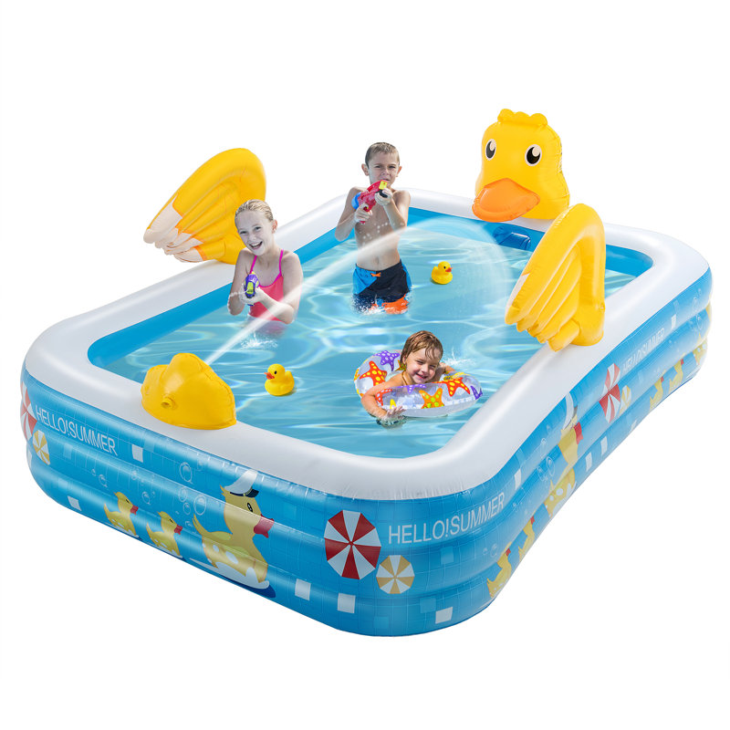 Costway 5.6'x8'Plastic Inflatable Pool