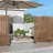 6 ft. H x 4 ft. W Metal Privacy Screen Fence Panel Square Pattern-1008402995