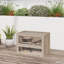 Cage rectangulaire en bois de sapin pour hamsters et gerbes