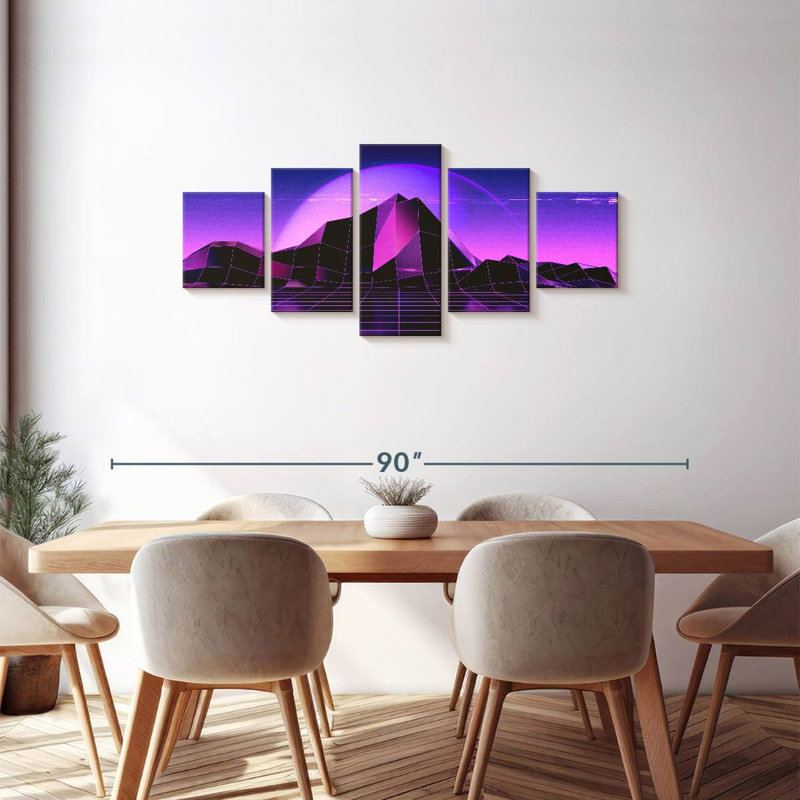 Digital Peak, 30" H x 68" W