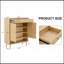 Armoire à chaussures multifonctionnelle minimaliste moderne en bois aggloméré - s'adapte parfaitement aux intérieurs de style nordique, japonais et industriel
