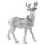 Figurine de renne de Noël en argent 11,5 "Elegant