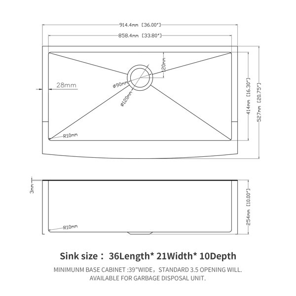 Dimensions du produit