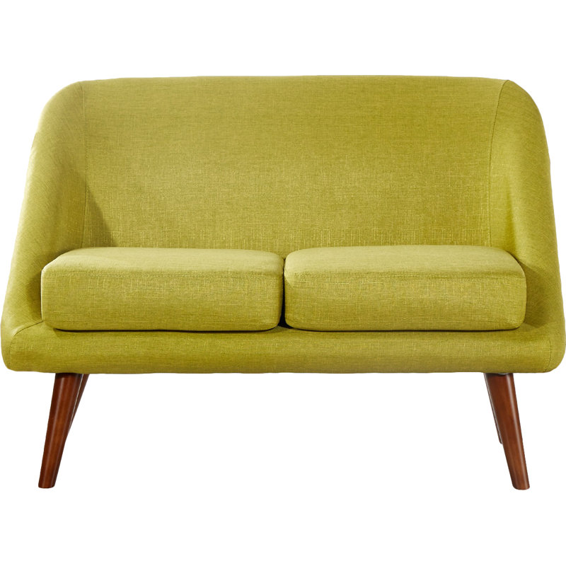 Kalum Upholstered 49.2'' Loveseat, Green