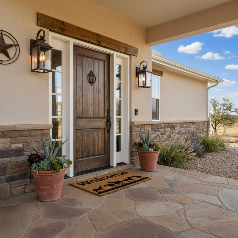 Ariade Non-Slip Outdoor Doormat, Rectangle 2' x 3'
