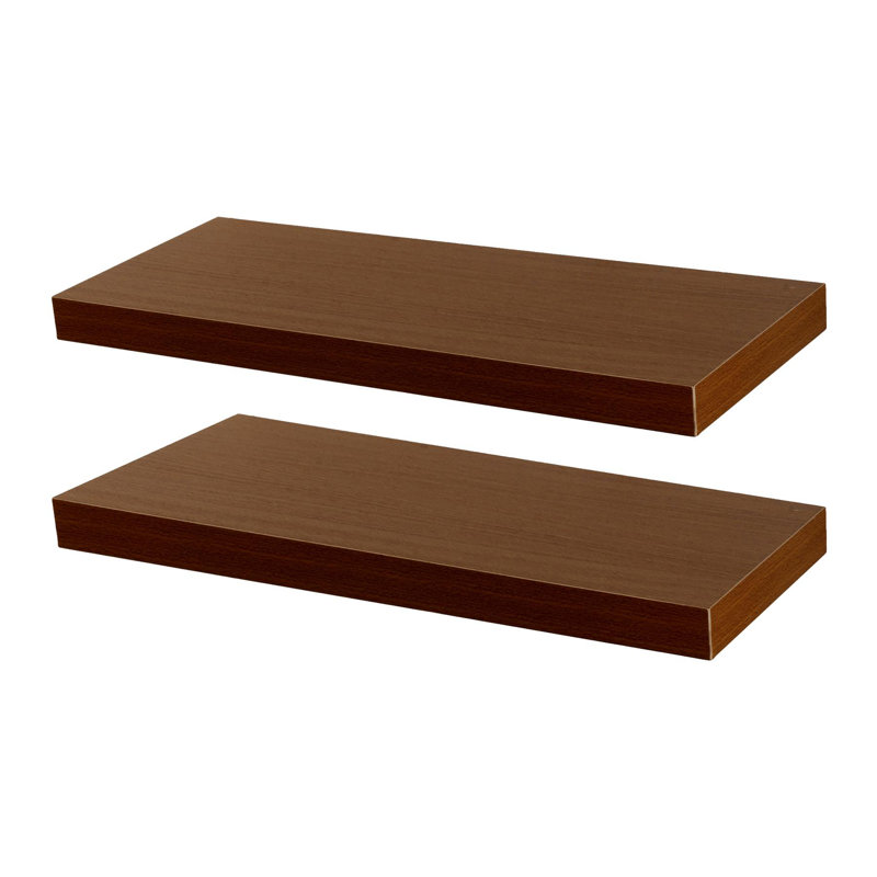 2 Piece Floating Shelf, 3.8cm H x 60cm W x 23.5cm D